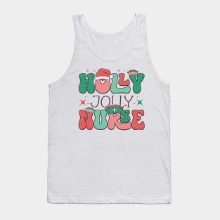 Holly Jolly Nurse Tank Top